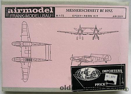 Airmodel 1/72 Messerschmitt Bf-109Z, AM-2021 plastic model kit